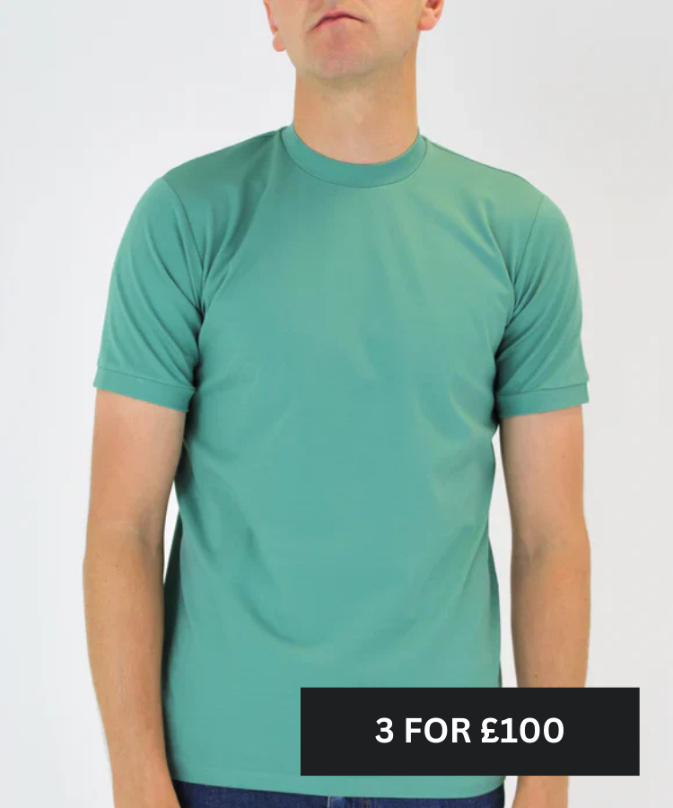 White Threads Plain Lightweight Premium T-Shirt - Dark Teal